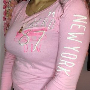 Small Super Cute Light Pink Aeropostale Shirt